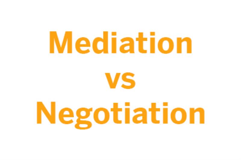 Mediation vs negotiation - the affect on alternative dispute resolution