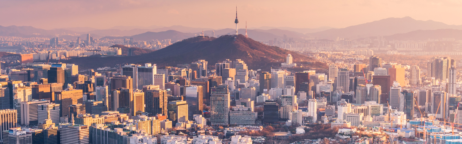 A view of Seoul, Korea - the city and landscape