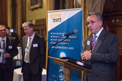 Driver Trett Houses of Parliament event Mark Wheeler speaking