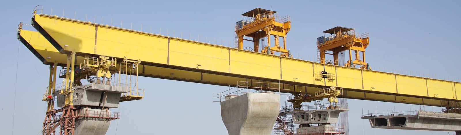 View of a launching gantry