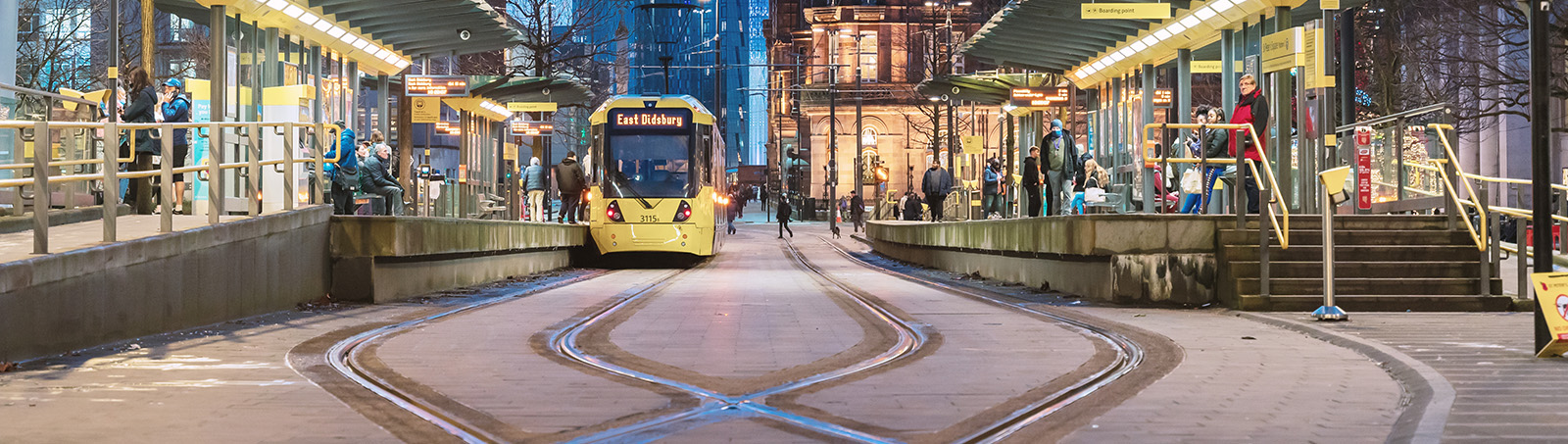 A view of a over-ground trainline